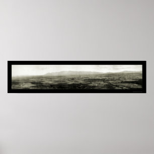 Tucson AZ Panoramic Photo 1909 Poster