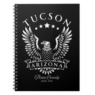 Tucson Pima County Arizona Vintage Eagle Notebook