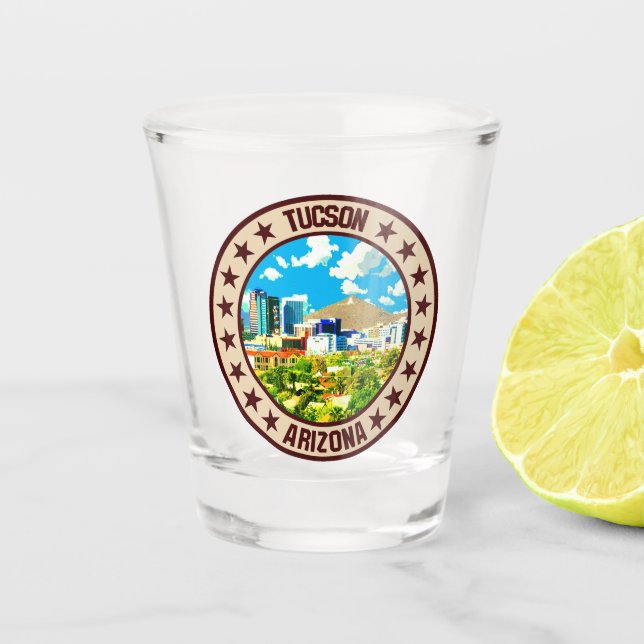 Tucson                                             shot glass (Front)