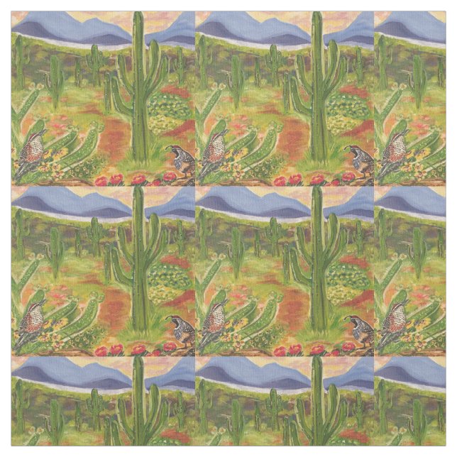 TUCSON, SOUTHWESTERN ART FABRIC (Swatch)