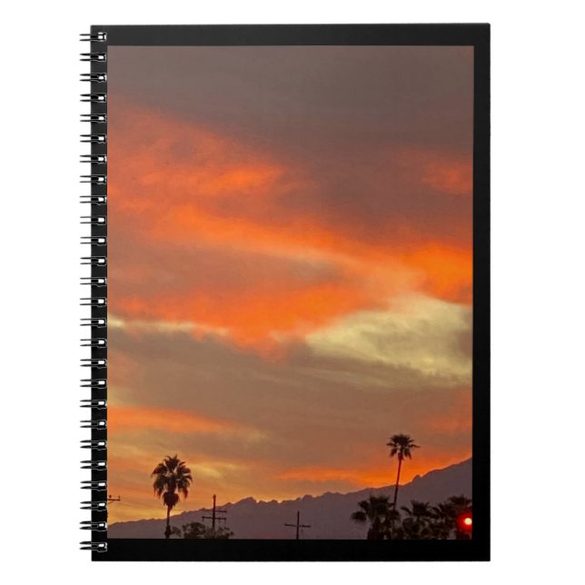 Tucson Sunrise 🌅  Notebook (Front)