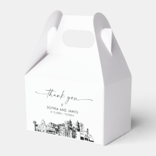 Tucson Wedding Personalised Favour Box