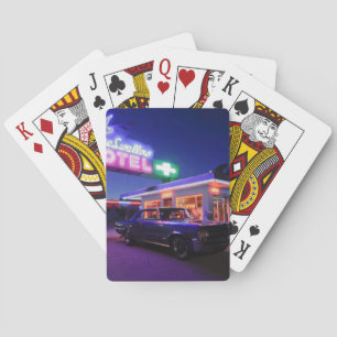 Tucumcari, New Mexico, United States. Route 66 2 Playing Cards