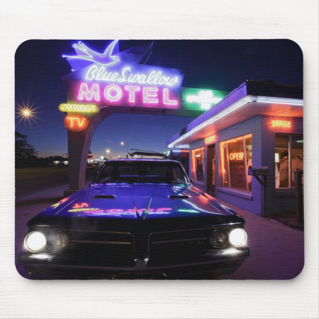 Tucumcari, New Mexico, United States. Route 66 Mouse Pad (Front)