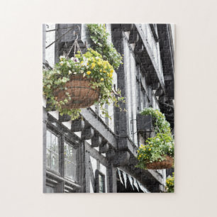 Tudor Architecture Stratford-Upon-Avon England Jigsaw Puzzle