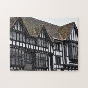 Tudor Architecture Stratford-Upon-Avon England Jigsaw Puzzle