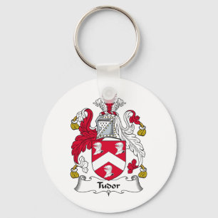 Tudor Family Crest Key Ring