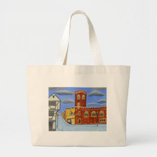 Tudor House in Exeter Large Tote Bag