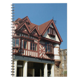 Tudor oak frame building, Edinburgh, Scotland Notebook