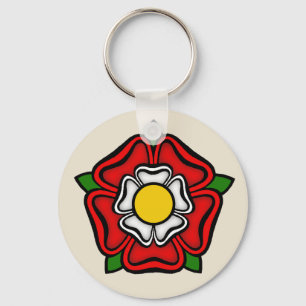 Tudor Rose of England, Emblem of Royalty Key Ring