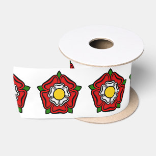 Tudor Rose of England, Emblem of Royalty Satin Ribbon