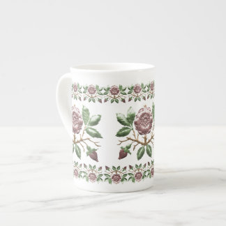 Tudor Rose Porcelain Tea Mug