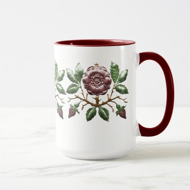 Tudor Rose Tea Time Mug (Right)