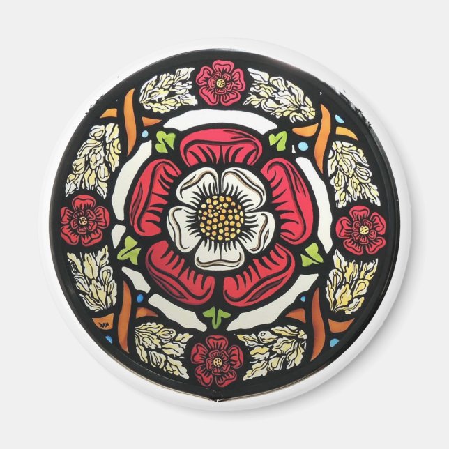 Tudor roses magnet (Front)