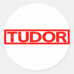Tudor Stamp Classic Round Sticker