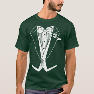 Tuedo Tailcoat White Tie T-Shirt