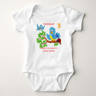 Tuesday Daddy's Little Angel T-Shirt Baby Bodysuit