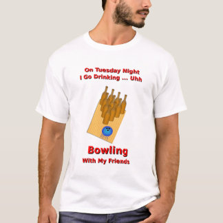 Tuesday Night Beer Bowler T-Shirt