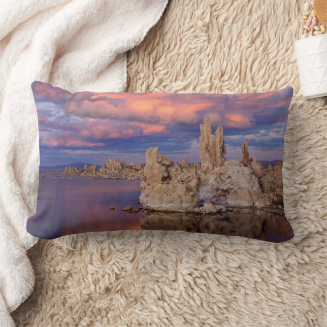 Tufa Formations on Mono Lake Lumbar Cushion (Blanket)