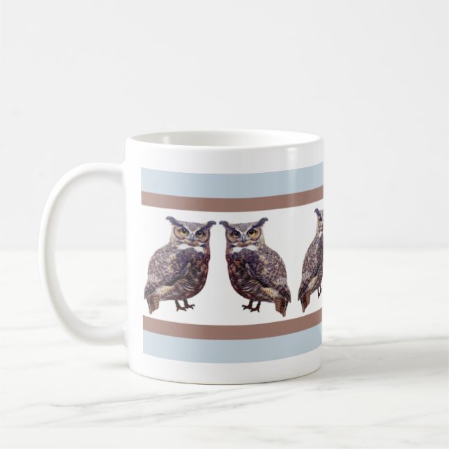 Tuffed Ear Owl Coffee Mug (Left)