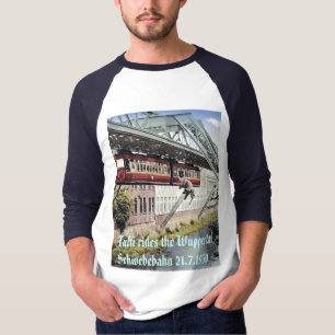 Tuffi rides the Wuppertal Schwebe... T-Shirt