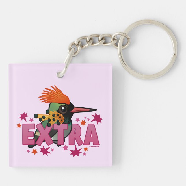 Tufted Coquette is *EXTRA* Key Ring (Back)