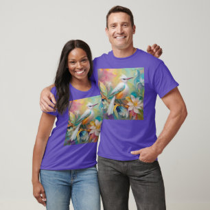 Tufted Golden Rumped Fantasy Bird T-Shirt
