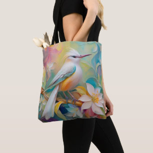 Tufted Golden Rumped Fantasy Bird Tote Bag