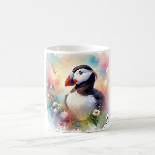 Tufted Puffin 190724AREF125 - Watercolor Coffee Mug