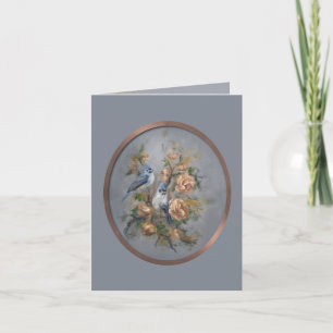 Tufted Titmice Birthday/ Thank You Card