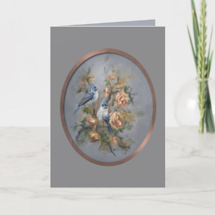 Tufted Titmouse 5 x 7" Birthday/ Invitation