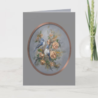 Tufted Titmouse 5 x 7" Birthday/ Invitation