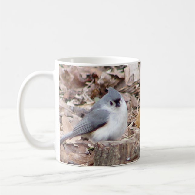 Tufted Titmouse Bird Mug (Left)