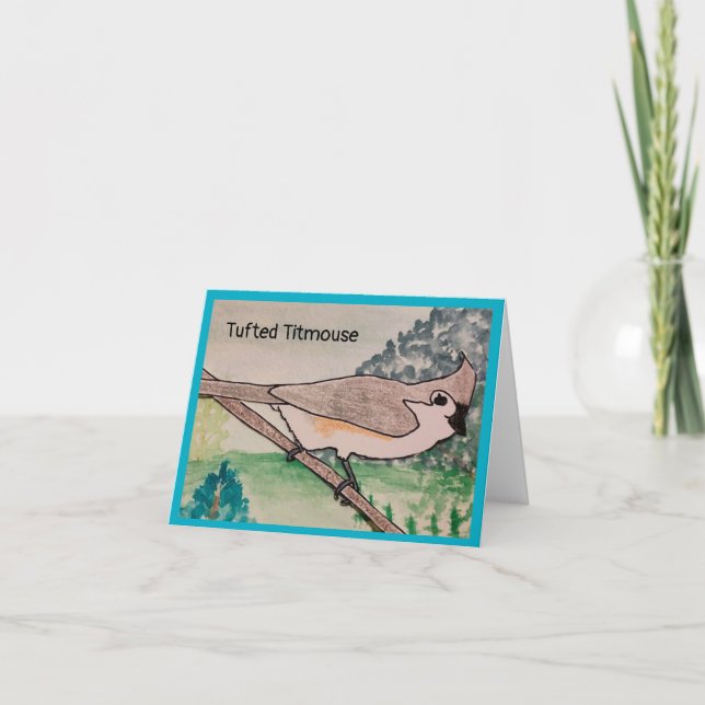 Tufted Titmouse   Card (Front)