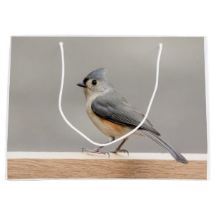 Tufted Titmouse Large Gift Bag