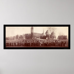 Tufts College Students Photo 1903 Poster