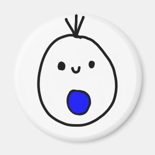 Tufty magnet