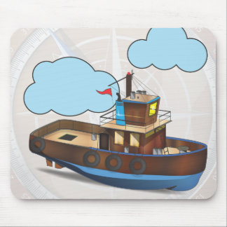 Tug Boat Mouse Pad