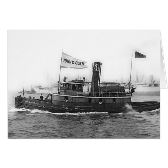 Tug John G. Olsen Card