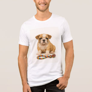 Tug Life – Bulldog Pup with Attitude Tri-Blend Shirt