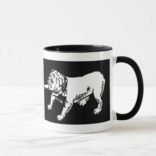 Tug 'O War English Bulldogs Mug (Right)