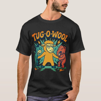 Tug-O-Wool Political Sheep Funny T-Shirt