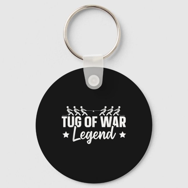 Tug Of War Legend Design For A Tug Of War Fan  Key Ring (Front)