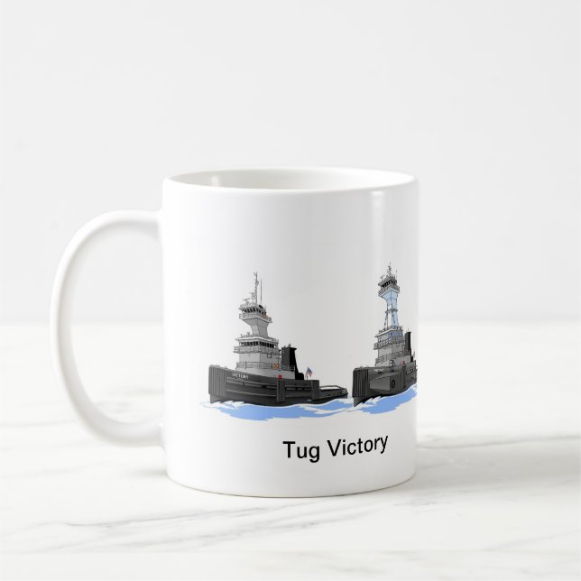 Tug Victory Coffee Mug (Left)