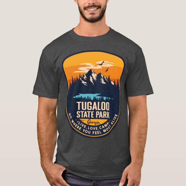 Tugaloo State Park Georgia GA Camping Hiking famil T-Shirt (Front)
