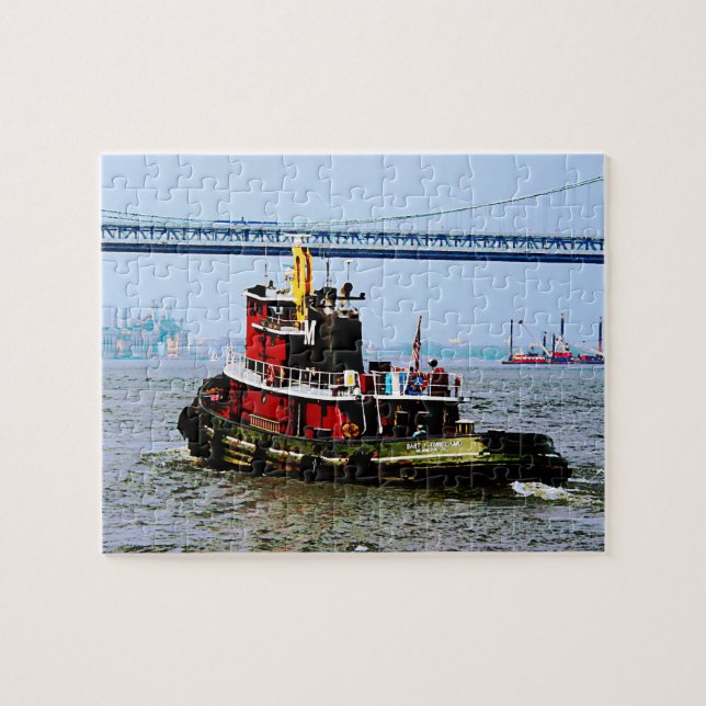 Tugboat at Penn's Landing Jigsaw Puzzle (Horizontal)