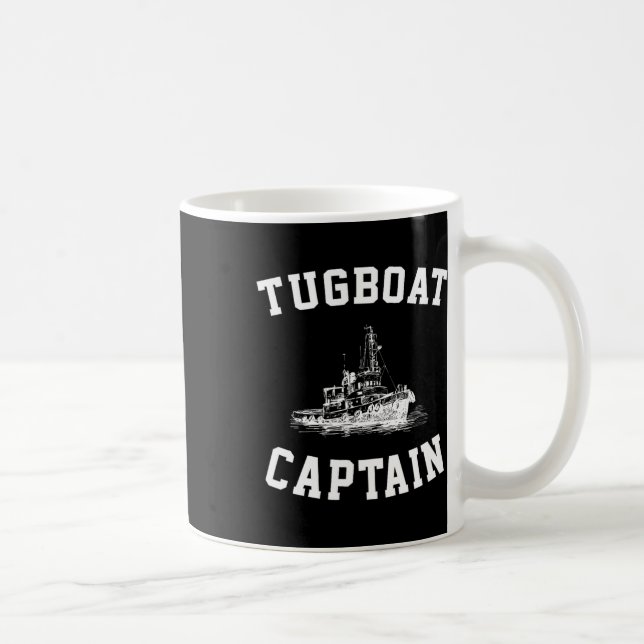 Tugboat Captain  Coffee Mug (Right)