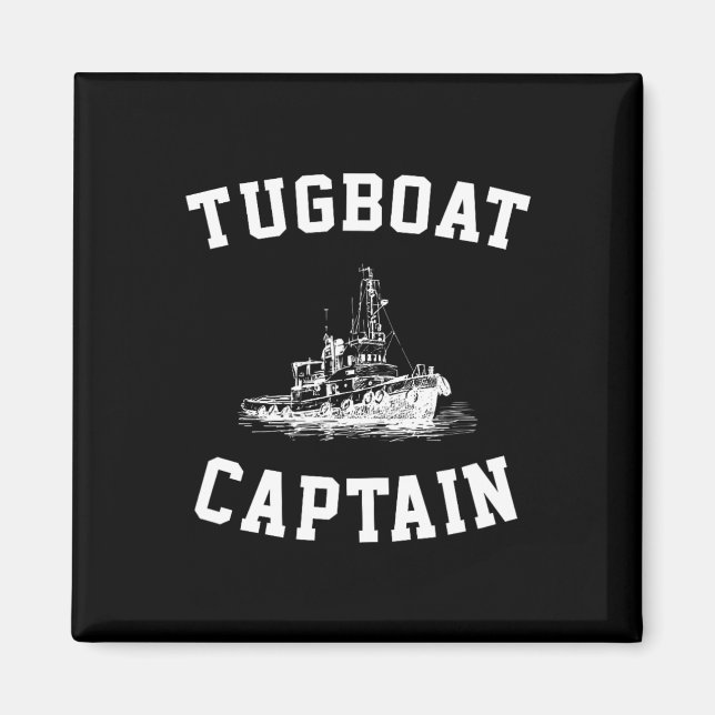 Tugboat Captain  Magnet (Front)