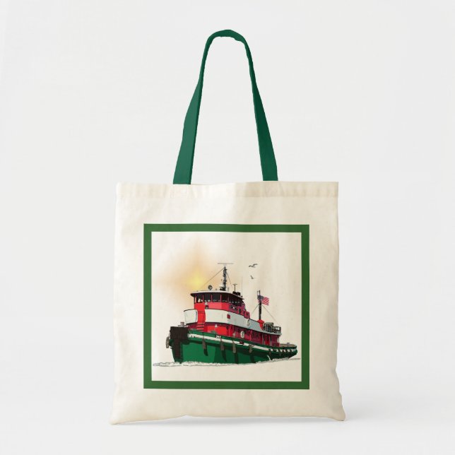 Tugboat Ohio Tote Bag (Front)