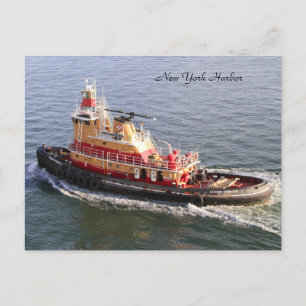 Tugboat, Zachary Reinhauer, New York               Postcard